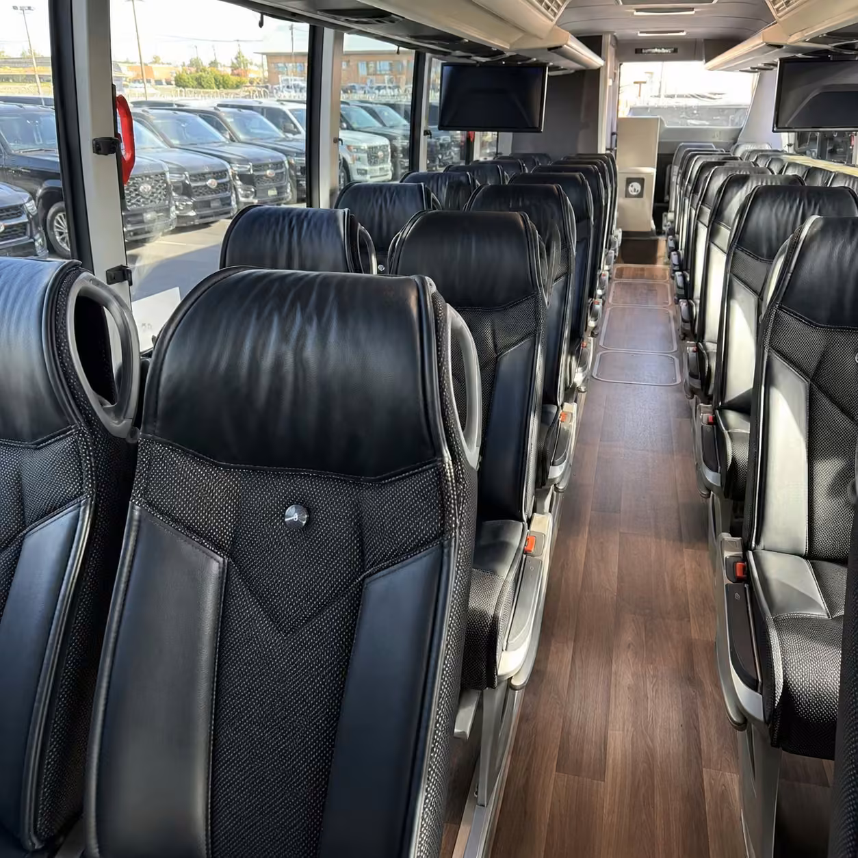 key west charter bus interior