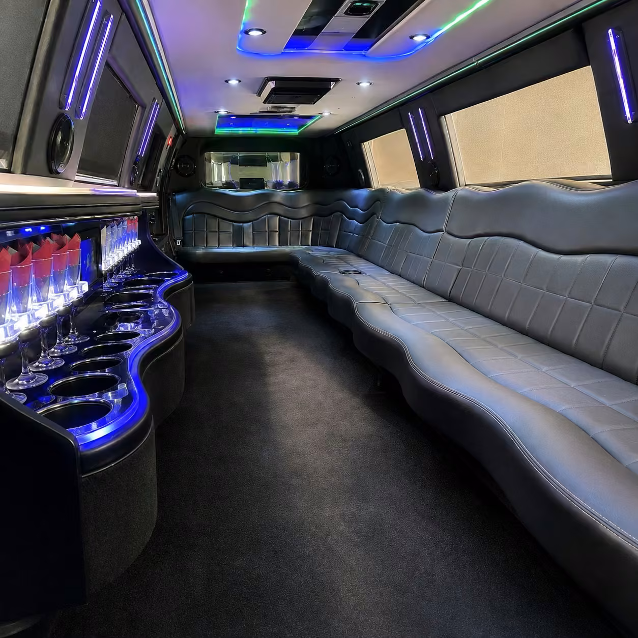 key west limo interior