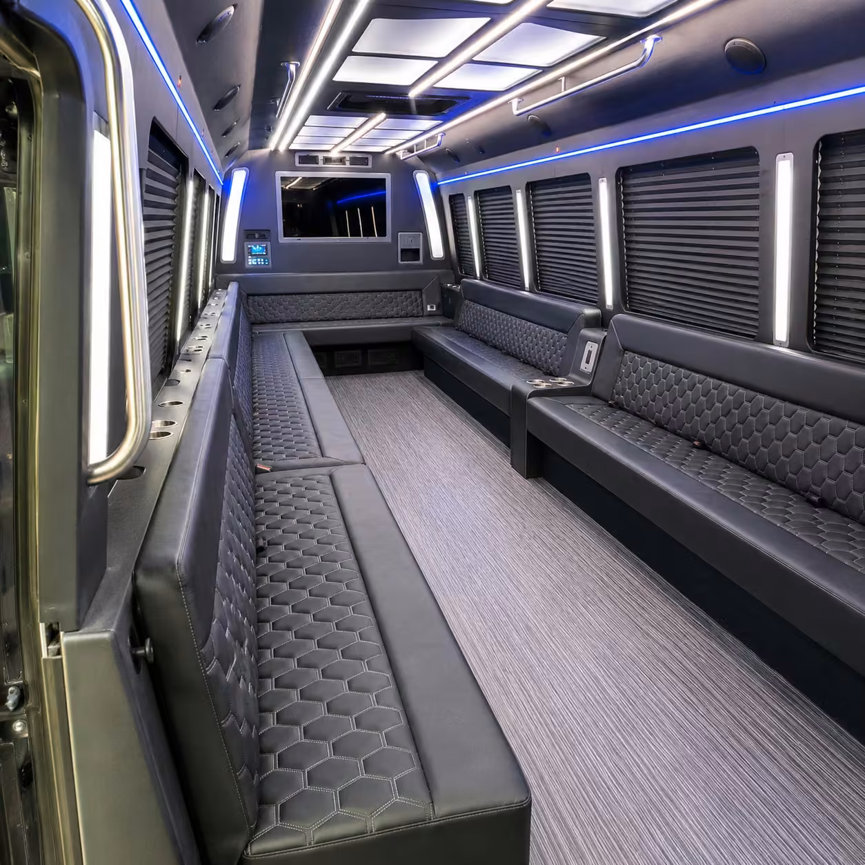 key west party bus interior